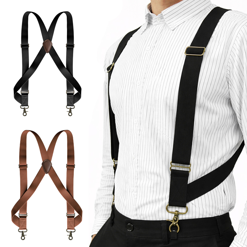 1 Tirante Elástico Ajustable d - Suspenders Clip Men reseña y precio