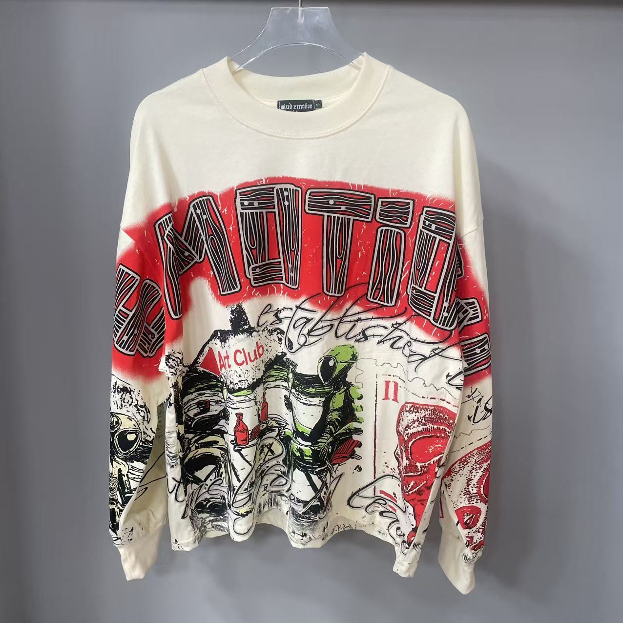 Camiseta de manga larga MIXED- - Streetwear Hoodie reseña y precio