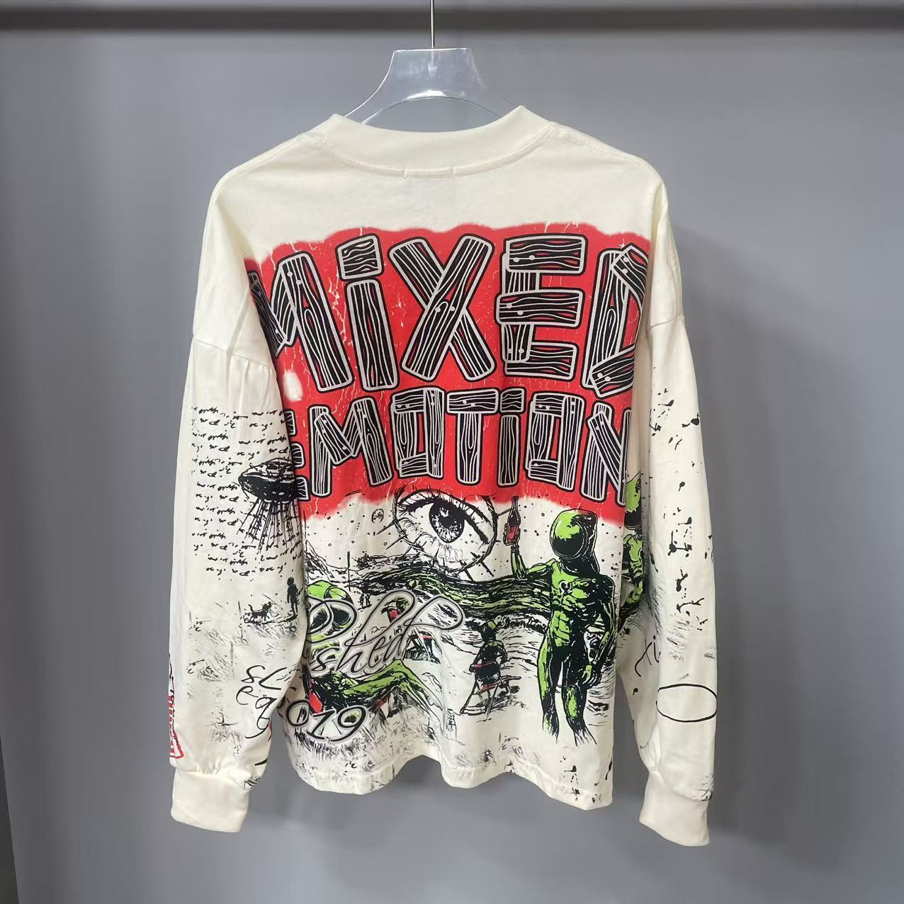 Camiseta de manga larga MIXED- - Streetwear Hoodie reseña y precio