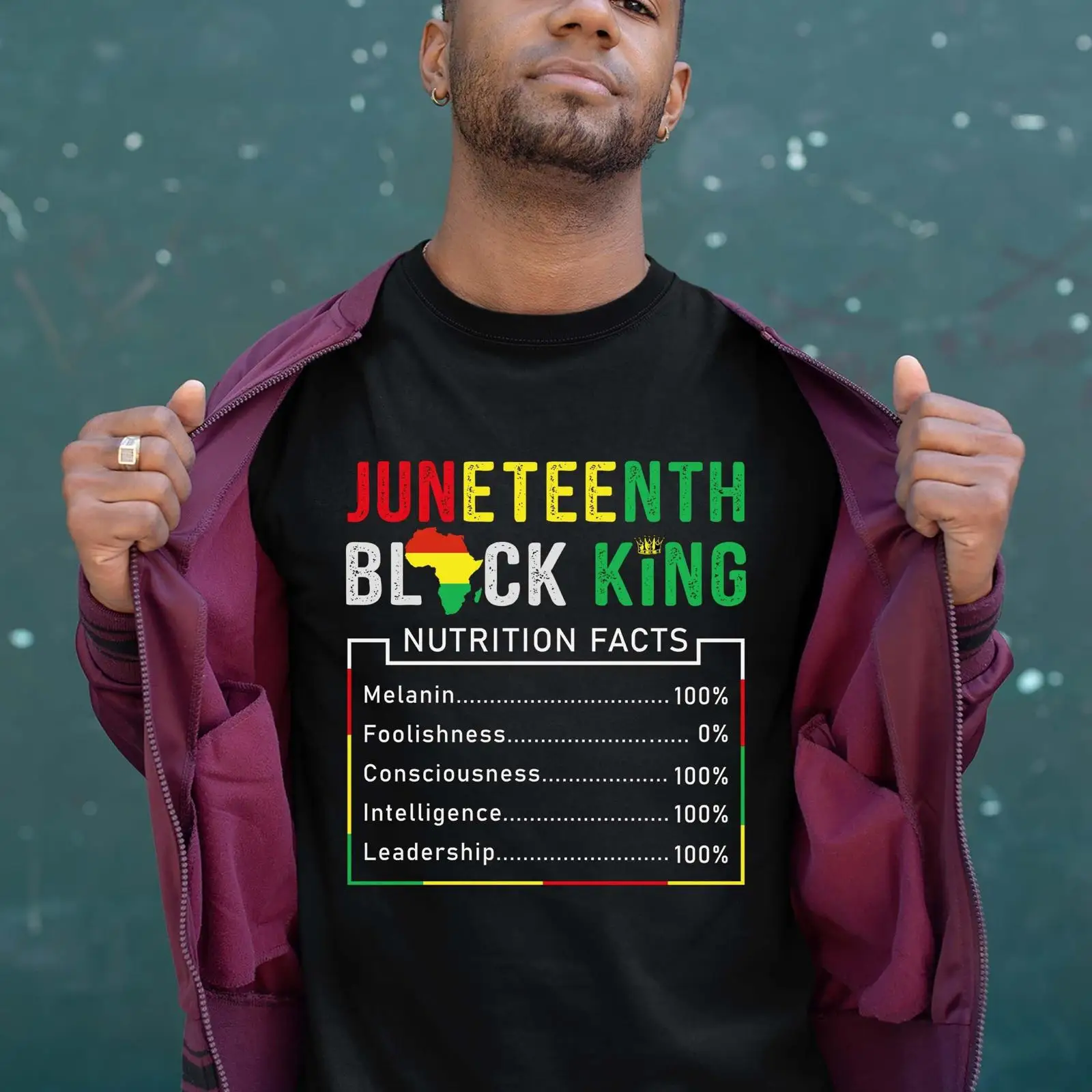Camiseta Juneteenth Black King - Men'S Fashion History reseña y precio