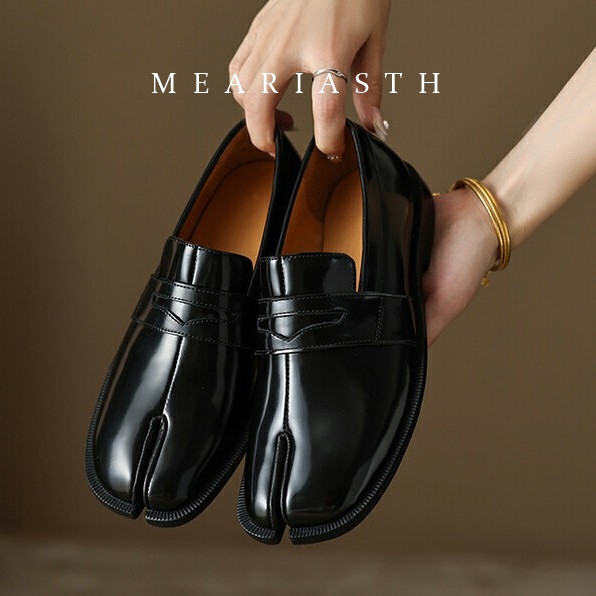 Zapatos Tabi Negros de Piel Si - Suede Loafers Men reseña y precio