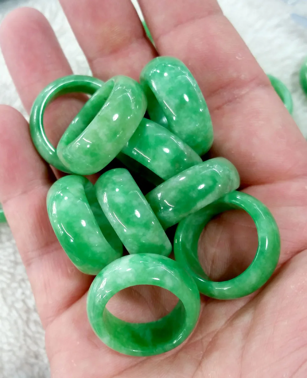 Anillo de Jade verde Natural p - Men'S Fashion For Wedding reseña y precio