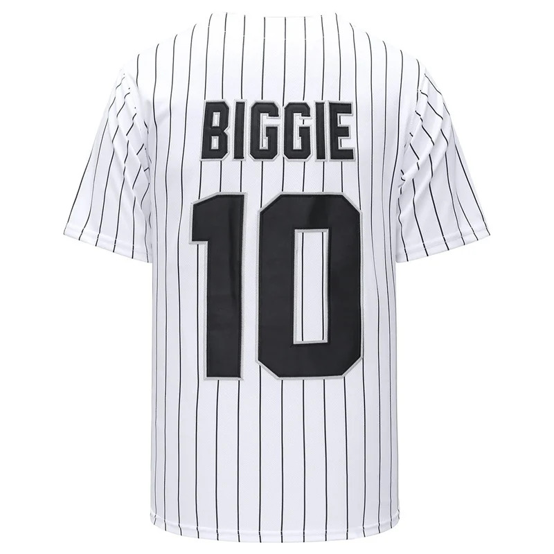 Película # 10 Bad Boy BIGGIE J - Mens Fashion Baseball Jersey reseña y precio