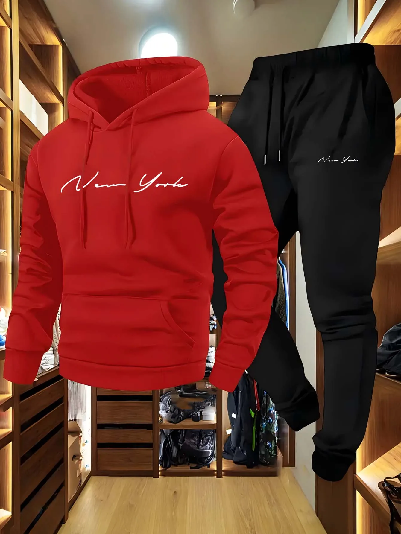 Conjunto de Sudadera con Capuc - Streetwear Hoodie reseña y precio
