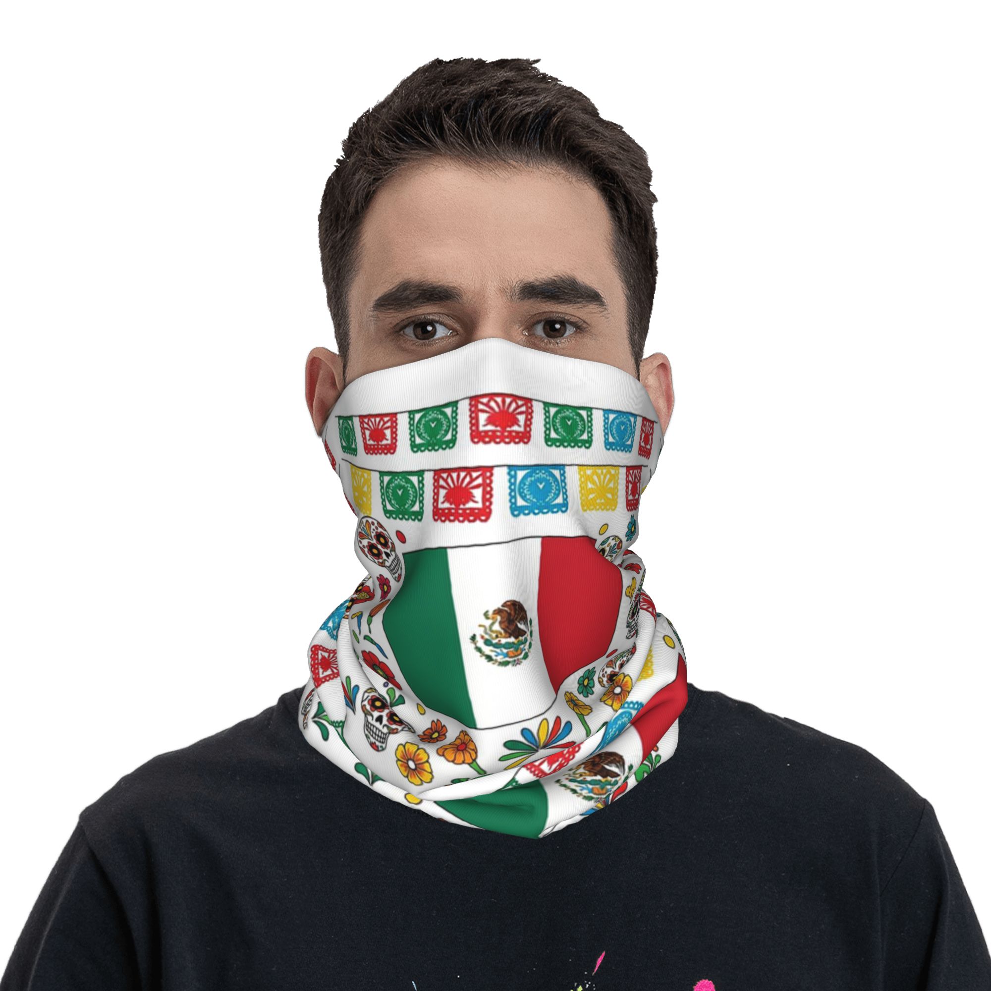 Bandana con bandera mexicana,  - Men'S Fashion History reseña y precio