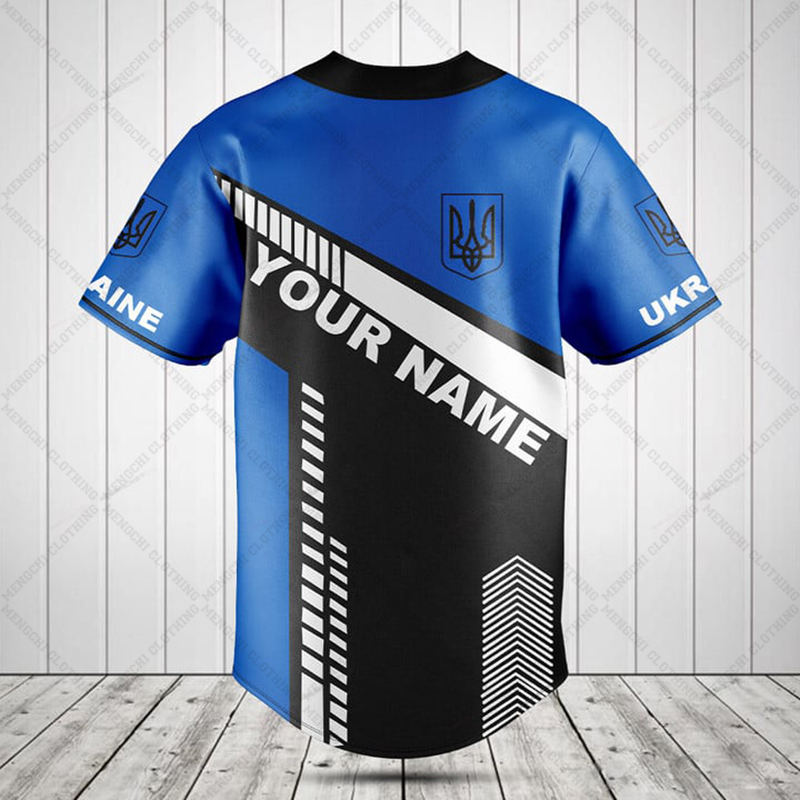 Camiseta con Botones y Gráfico - Mens Fashion Baseball Jersey reseña y precio