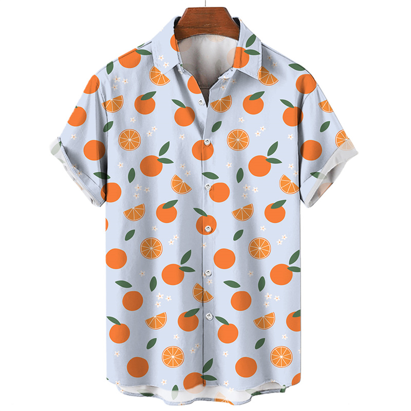 Camisa con estampado 3D de fru - Men'S Fashion Lk reseña y precio