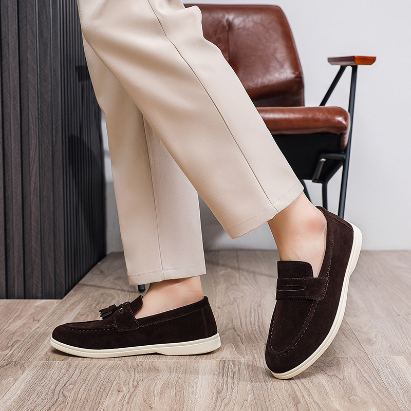 Zapatos de Conducir Cómodos y  - Suede Loafers Men reseña y precio