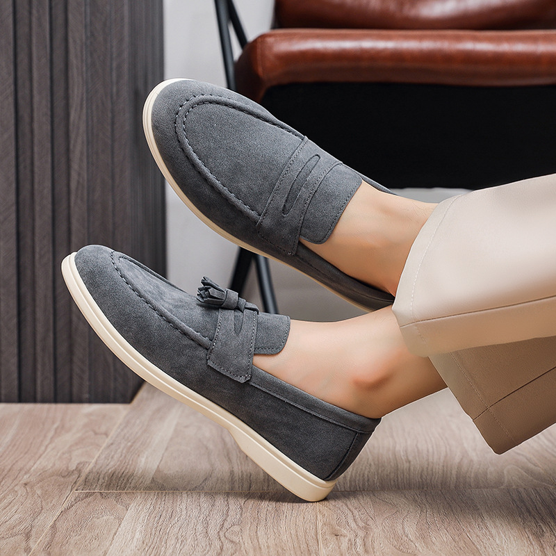 Zapatos de Conducir Cómodos y  - Suede Loafers Men reseña y precio