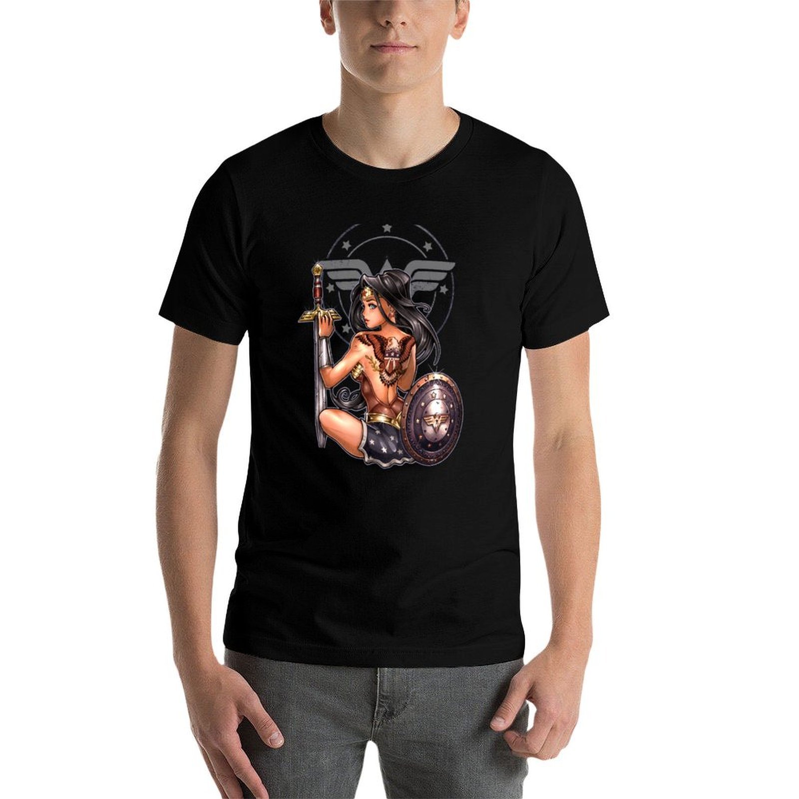 Camiseta AMAZON versión pinup, - Amazon Men'S Fashion reseña y precio