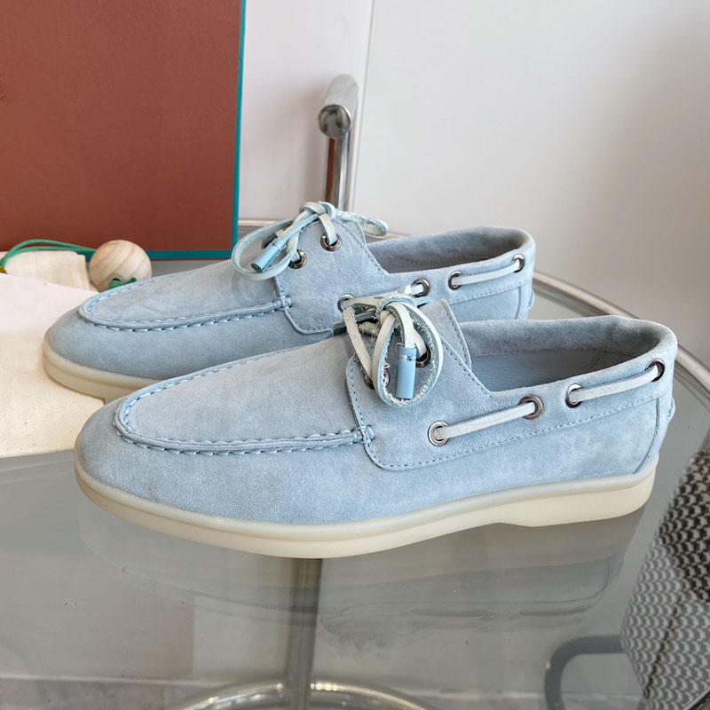Zapatos Planos de Cuero Genuin - Suede Loafers Men reseña y precio