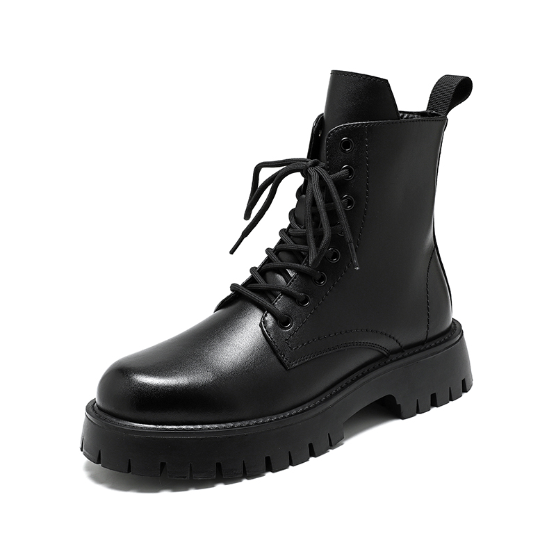 Botas de cuero genuino de lujo - Men'S Fashion Brands reseña y precio