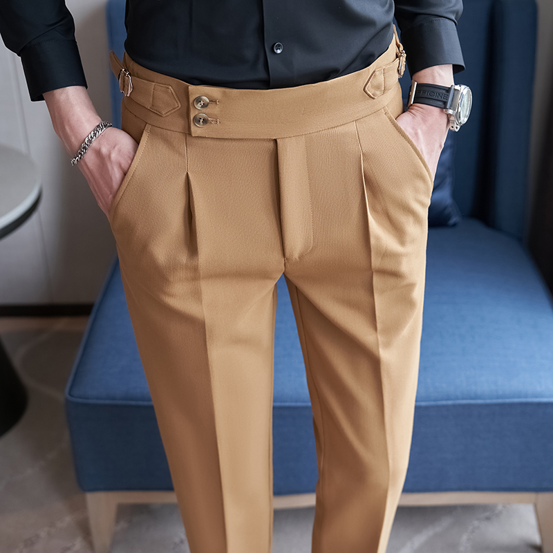 Pantalones de Traje Negros par - Men'S Fashion Khaki Pants reseña y precio