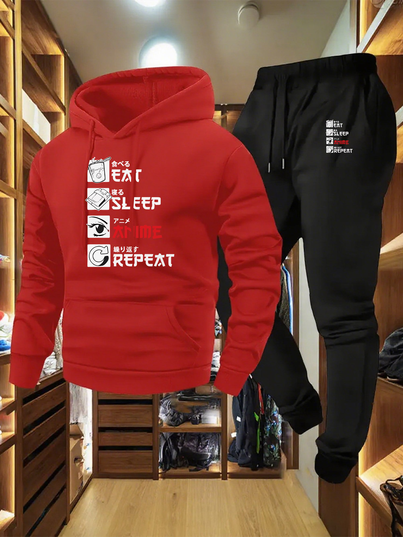 Conjunto Deportivo de 2 Piezas - Streetwear Hoodie reseña y precio