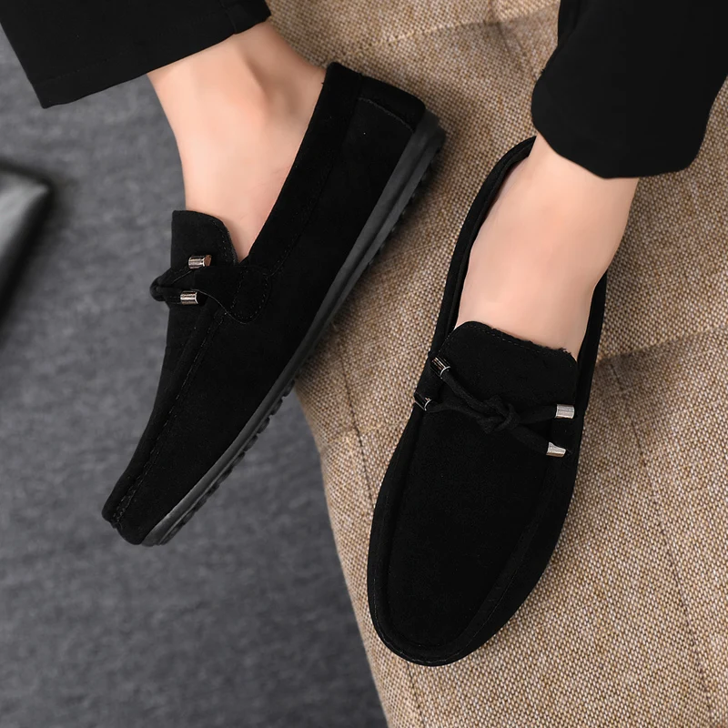Zapatos informales para hombre - Suede Loafers Men reseña y precio
