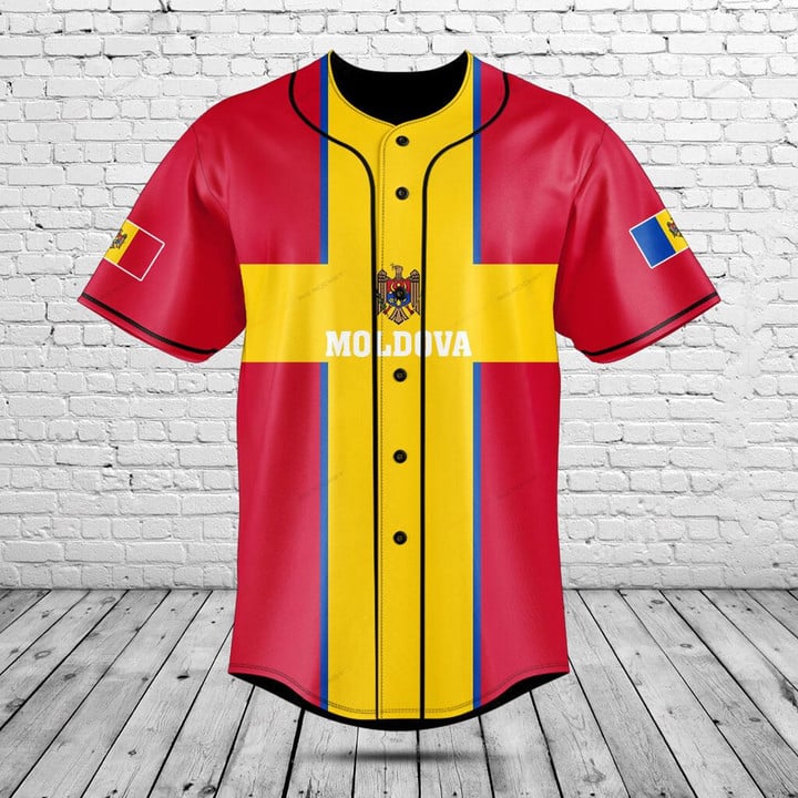 Camiseta con Botones y Gráfico - Mens Fashion Baseball Jersey reseña y precio