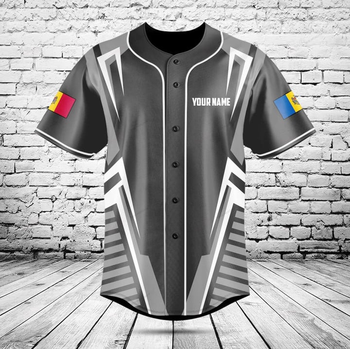Camiseta con Botones y Gráfico - Mens Fashion Baseball Jersey reseña y precio