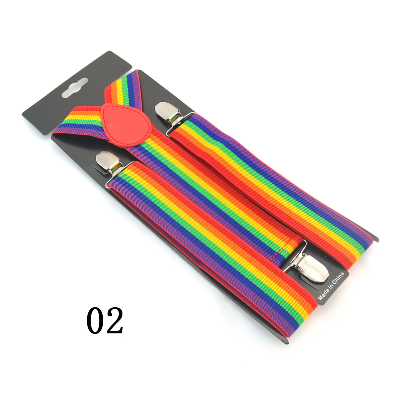 Nuevo Tirantes de 6 rayas de 3 - Suspenders Clip Men reseña y precio