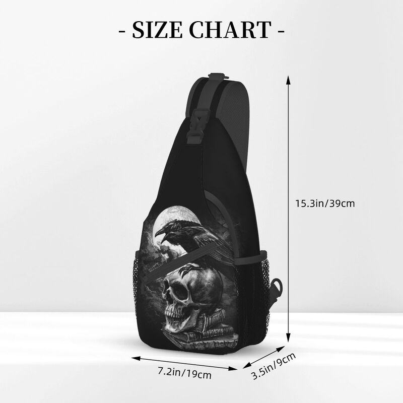 Mochila cruzada Crow The Skull - Mens Fashion Blog reseña y precio