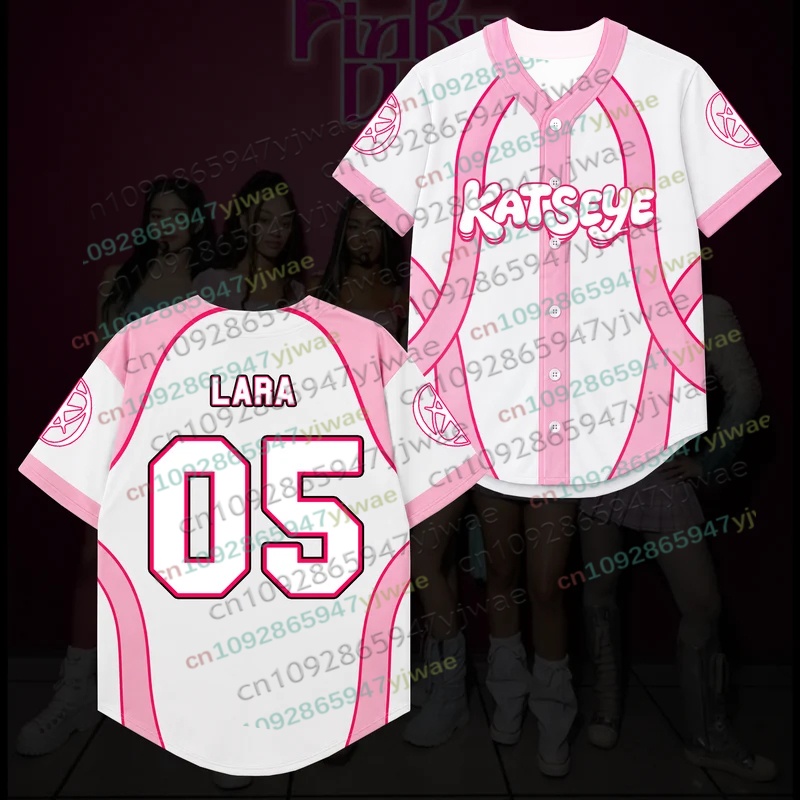 Camiseta de Béisbol Candy Pink - Mens Fashion Baseball Jersey reseña y precio