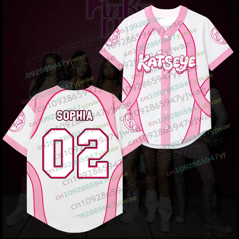 Camiseta de Béisbol Candy Pink - Mens Fashion Baseball Jersey reseña y precio
