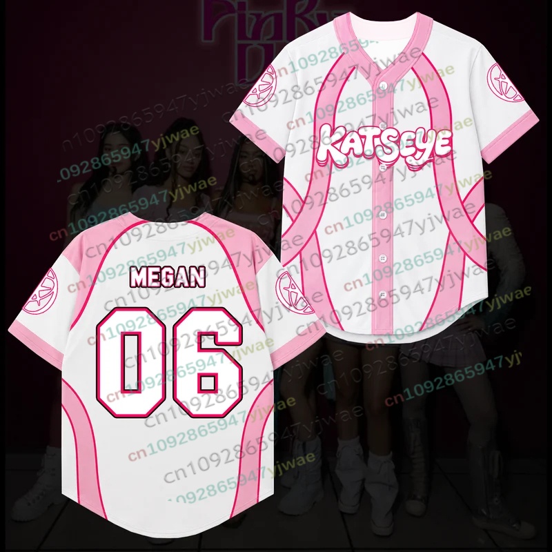 Camiseta de Béisbol Candy Pink - Mens Fashion Baseball Jersey reseña y precio