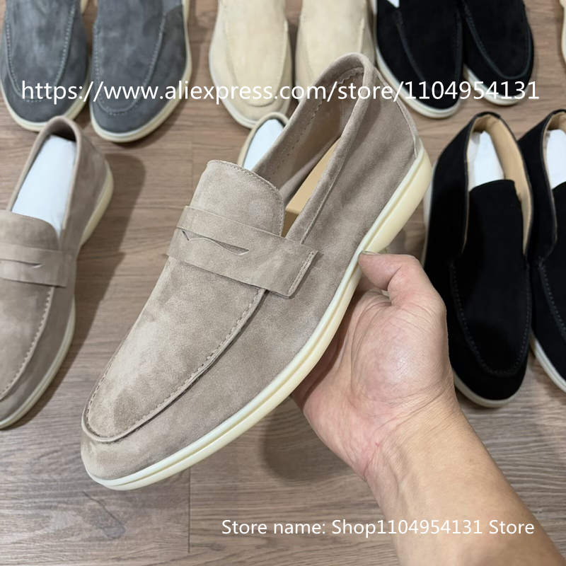 Mocasines coloridos casuales d - Suede Loafers Men reseña y precio
