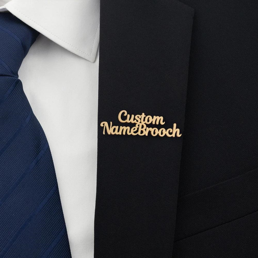 Broches personalizados con dob - Men'S Fashion For Wedding reseña y precio