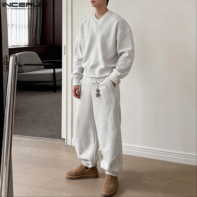 Conjuntos para Hombre INCERUN, - Streetwear Hoodie reseña y precio