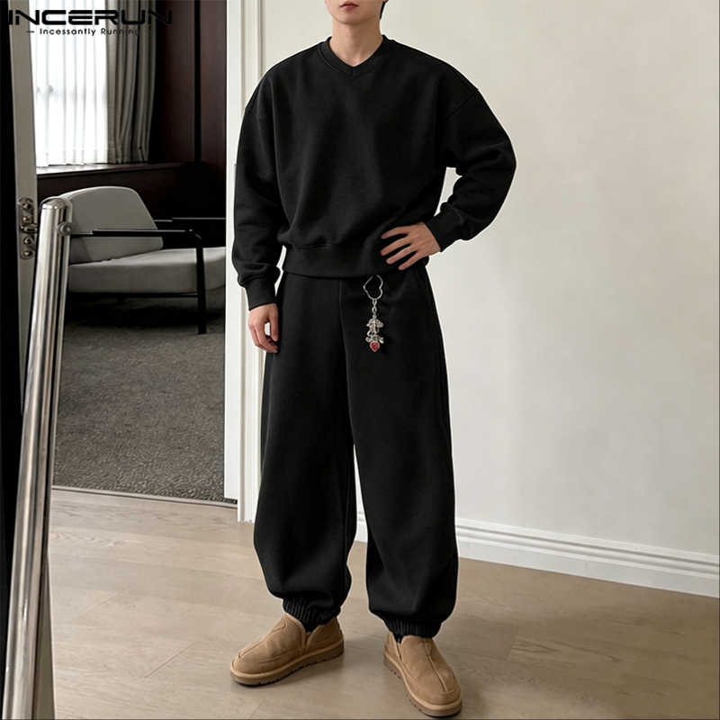 Conjuntos para Hombre INCERUN, - Streetwear Hoodie reseña y precio