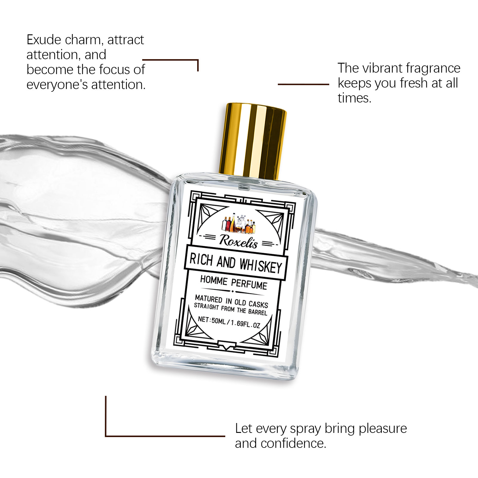 Perfume Roxelis Charm Whisky p - Men'S Fashion Perfume reseña y precio