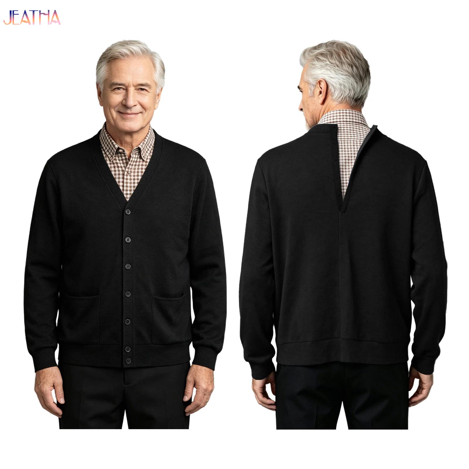 Cárdigan Adaptativo para Hombr - Knitted Cardigan Men reseña y precio