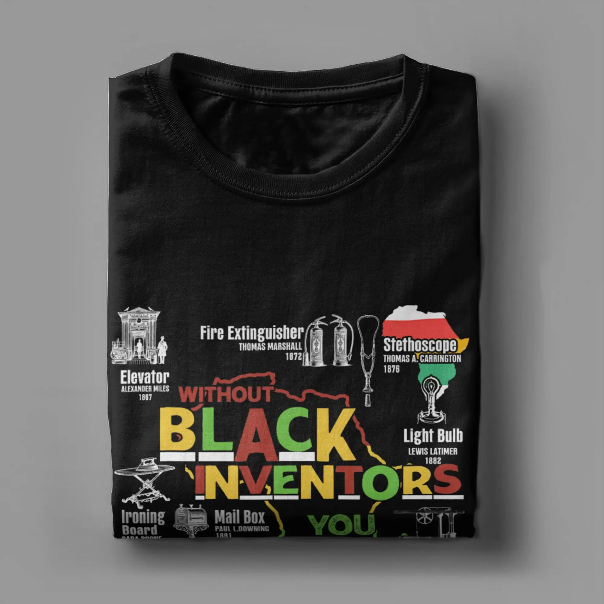 Camiseta negra de algodón 100% - Men'S Fashion History reseña y precio