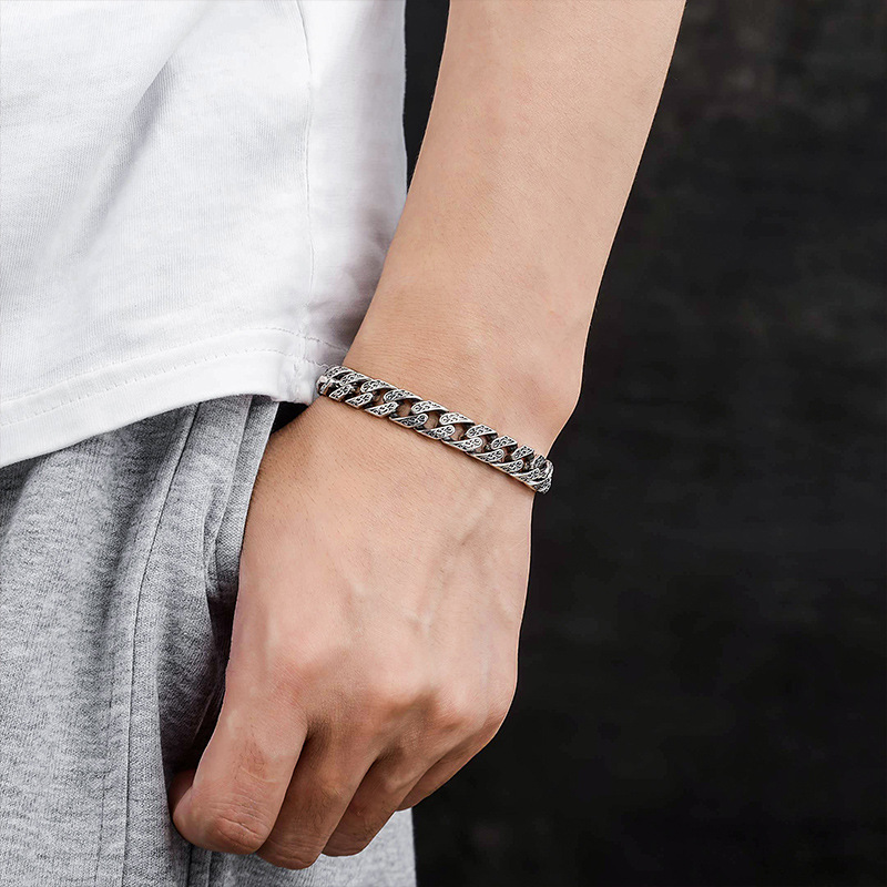 Nueva pulsera de cadena cubana - Men'S Fashion Lk reseña y precio