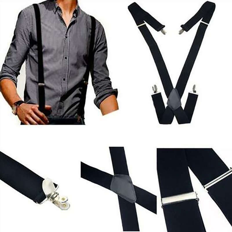 Tirantes elásticos ajustables  - Suspenders Clip Men reseña y precio