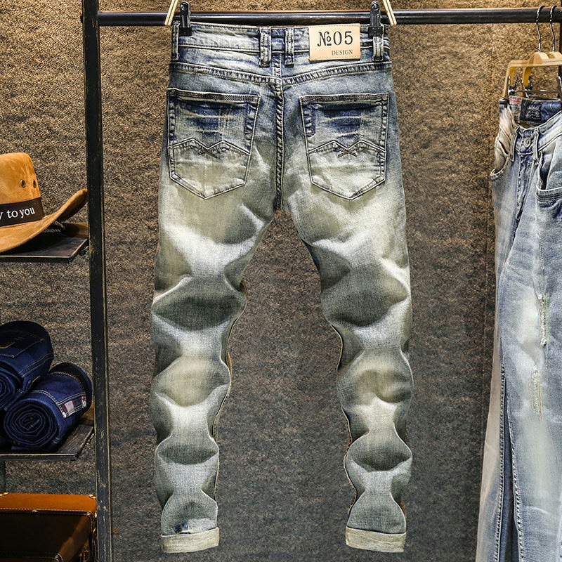 Pantalones vaqueros elásticos  - Skinny Jeans Ripped reseña y precio