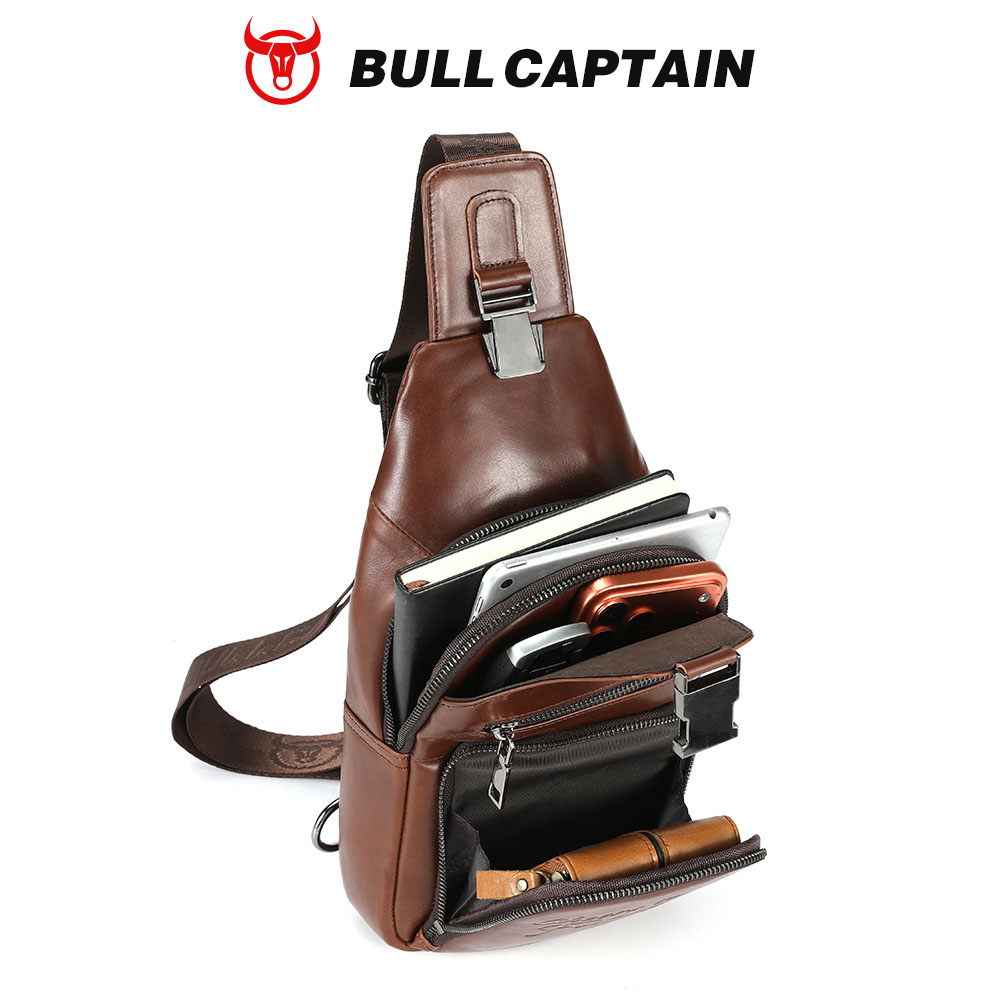 Bolso de Pecho de Cuero Genuin - Mens Fashion Blog reseña y precio