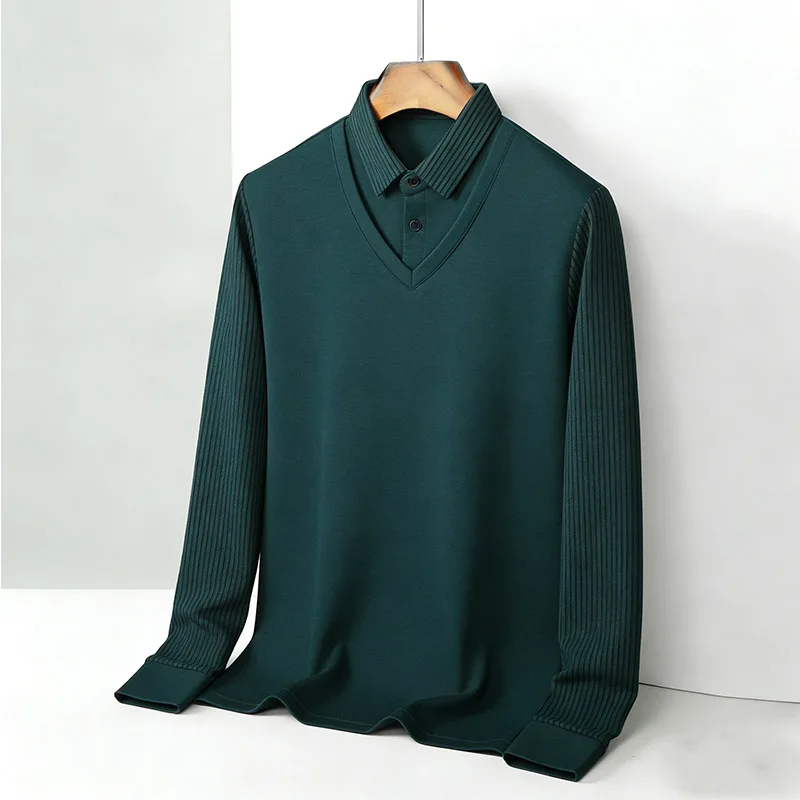 Blusa de dos piezas falsa con  - Men'S Tops Fashion reseña y precio