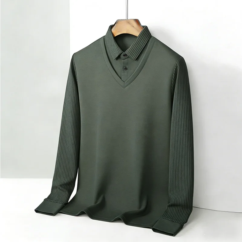 Blusa de dos piezas falsa con  - Men'S Tops Fashion reseña y precio