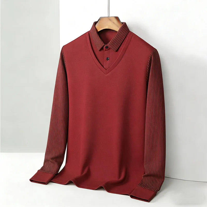 Blusa de dos piezas falsa con  - Men'S Tops Fashion reseña y precio