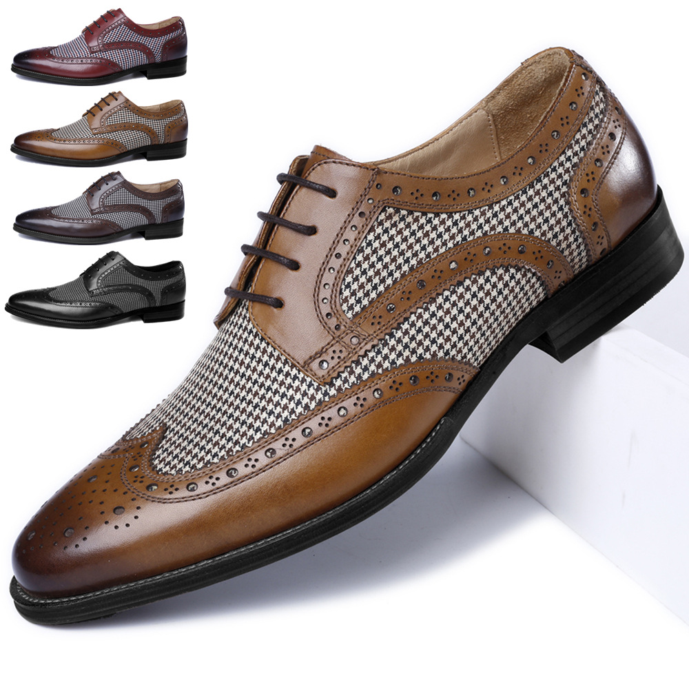 Zapatos de negocios Oxford par - Oxford Shoes Brogue reseña y precio