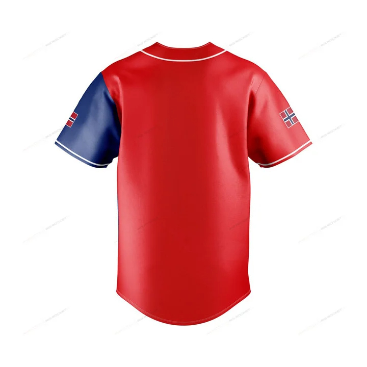 Camiseta con Botones y Gráfico - Mens Fashion Baseball Jersey reseña y precio