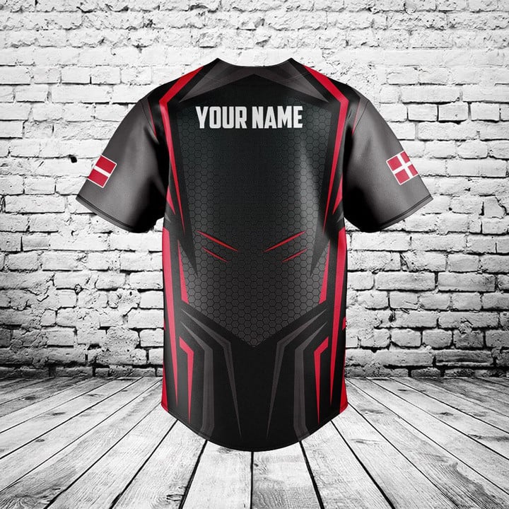 Camiseta con Botones y Gráfico - Mens Fashion Baseball Jersey reseña y precio